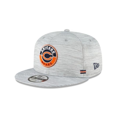 Chicago Bears Gorra | New Era Official NFL Fall Sideline 9fifty Snapback Cap Mexico - Grises